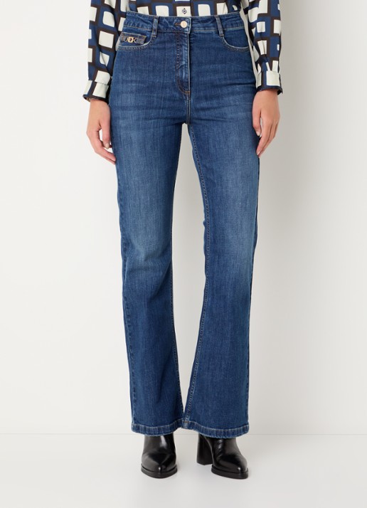 Gerard Darel Corine high waist flared jeans met donkere wassing