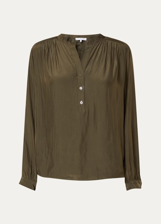 Gerard Darel Cyndie tuniek met ballonmouw - voorkant 2 brons
