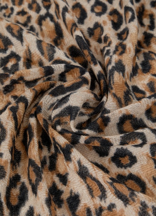 Gerard Darel Dany sjaal in kasjmierblend 185 x 75 cm - detail 3 bruin