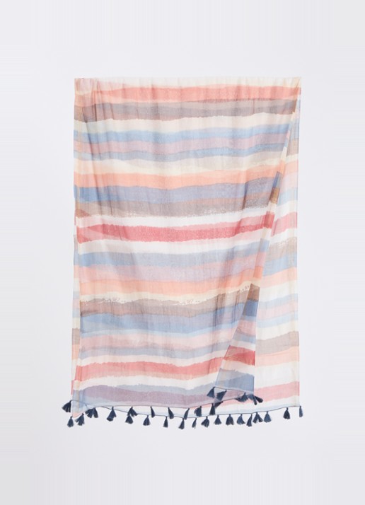 Gerard Darel Dinahe sjaal 70 x 180 cm  - detail blauw