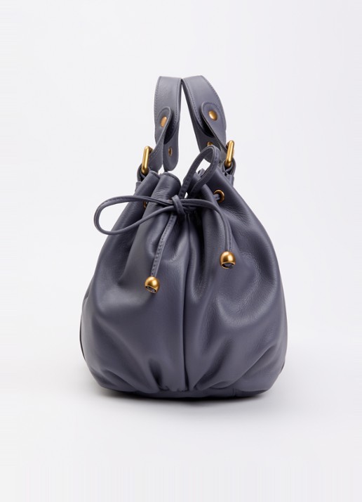 Gerard Darel Germain handtas van leer - detail 4 blauw