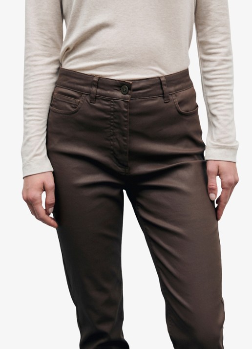 Gerard Darel Ilda high waist slim fit jeans - detail 2 bruin