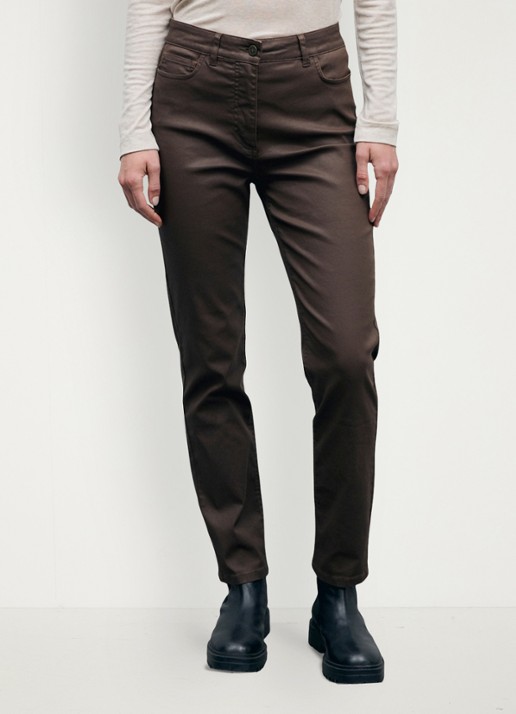 Gerard Darel Ilda high waist slim fit jeans - detail 3 bruin