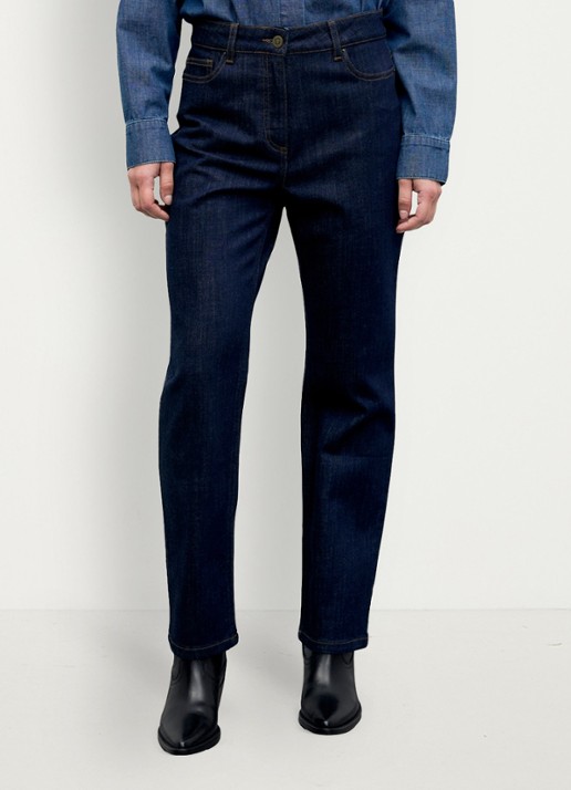 Gerard Darel Iza straight-leg jeans met donkere wassing