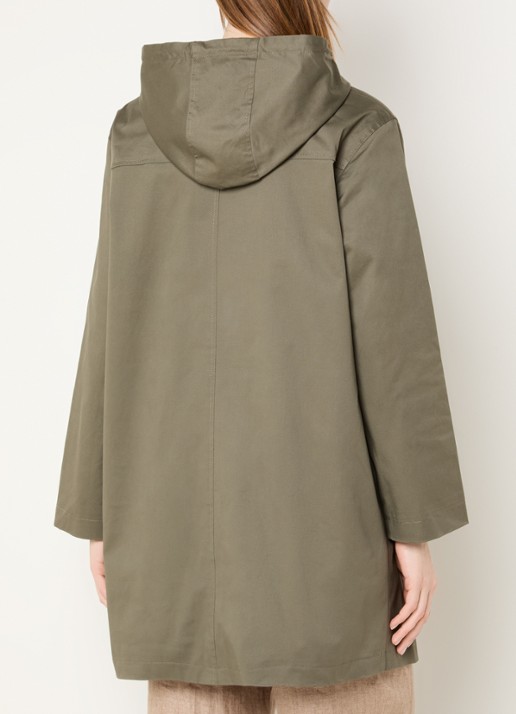 Gerard Darel Janaya parka met steekzakken - achterkant 4 groen