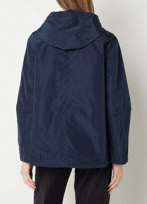 Gerard Darel Jordane reversible jack met capuchon - achterkant 5 donkerblauw