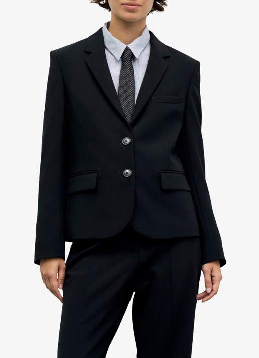 Gerard Darel Justa single-breasted blazer  - detail 4 zwart