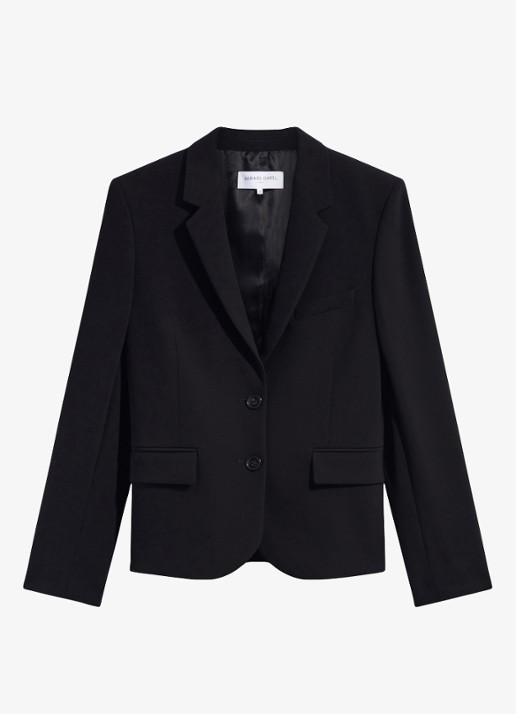 Gerard Darel Justa single-breasted blazer  - voorkant zwart