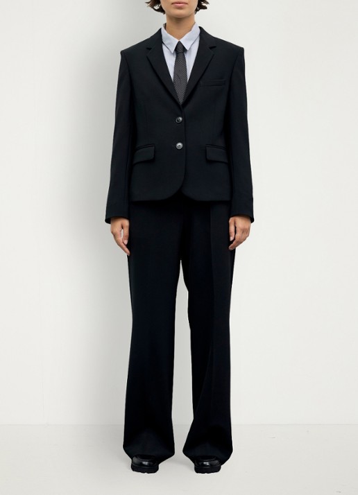 Gerard Darel Justa single-breasted blazer  - voorkant 2 zwart