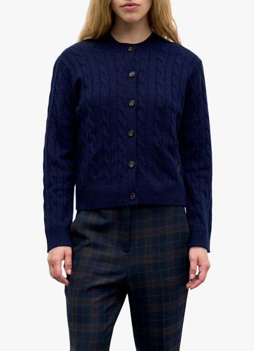 Gerard Darel Kabelgebreide trui met ronde hals
