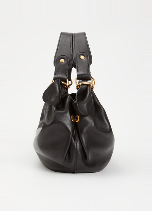 Gerard Darel Le Mini Kate handtas van lamsleer - detail 3 zwart