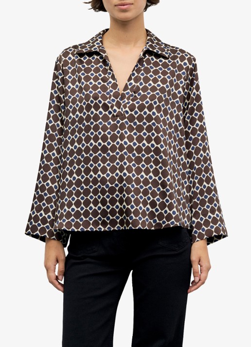 Gerard Darel Lorra blouse met grafische print