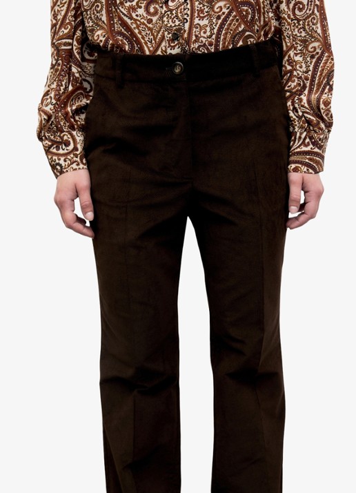 Gerard Darel Maby mid waist flared fit broek