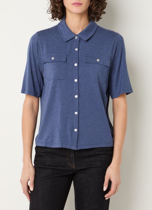 Gerard Darel Myla blouse met borstzakken