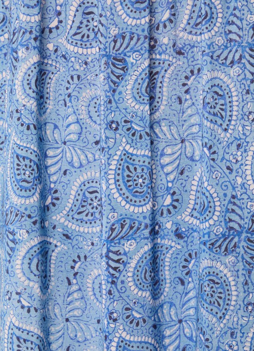 Gerard Darel Piana midi tuniekjurk met paisley dessin - detail 3 blauw