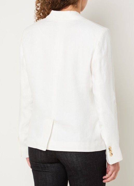 Gerard Darel Terya blazer van linnen met klepzakken - achterkant 4 wit