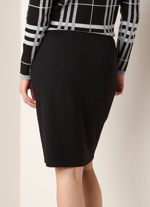 Gerry Weber Minirok van stretchjersey - achterkant zwart