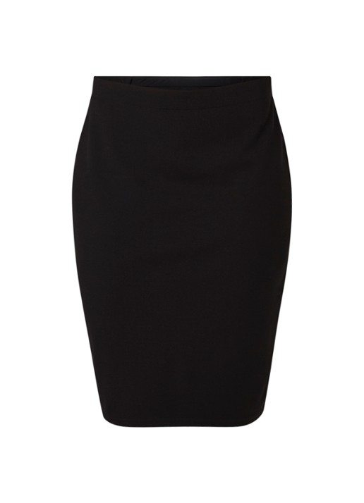 Gerry Weber Minirok van stretchjersey - voorkant 2 zwart
