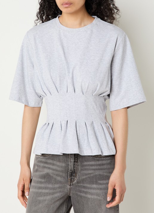 Gestuz GZinez T-shirt met plooidetail