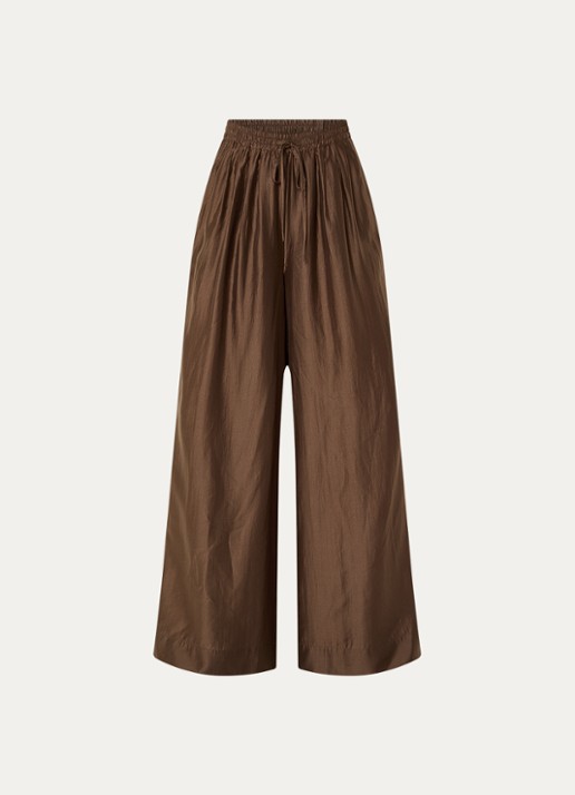 Gestuz Siora high waist loose fit broek met steekzakken