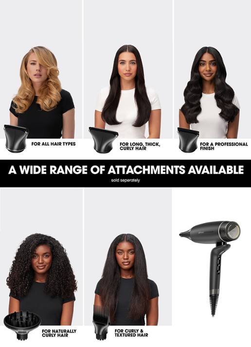 ghd Curl Diffuser voor ghd Speed hair dryer - detail 7 zwart