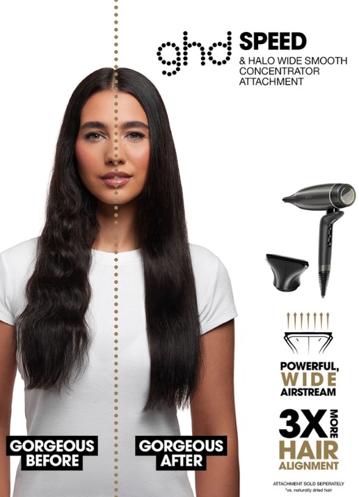 ghd ghd Wide Smoothing Concentrator voor ghd Speed hair dryer - opzetstuk - achterkant undefined