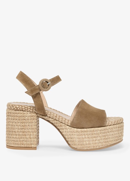 Gianvito Rossi Carol sandalette van suède