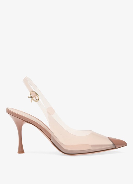 Gianvito Rossi Diana 85 slingback met lakfinish