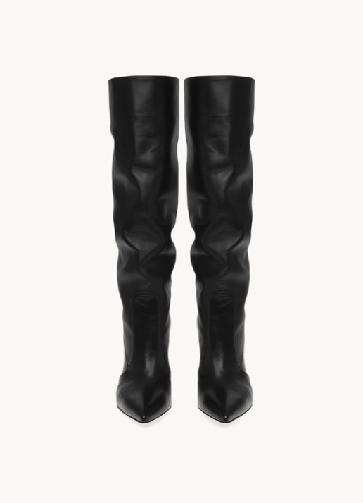 Gianvito Rossi Hansen laars van kalfsleer - detail 3 zwart