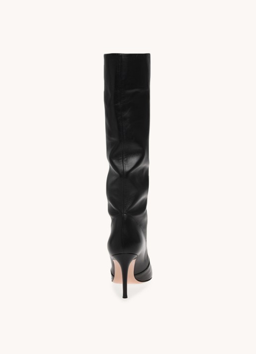 Gianvito Rossi Hansen laars van kalfsleer - detail 4 zwart