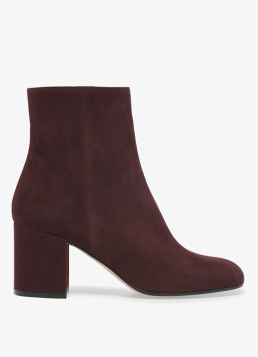 Gianvito Rossi Joelle enkellaarsje van suède