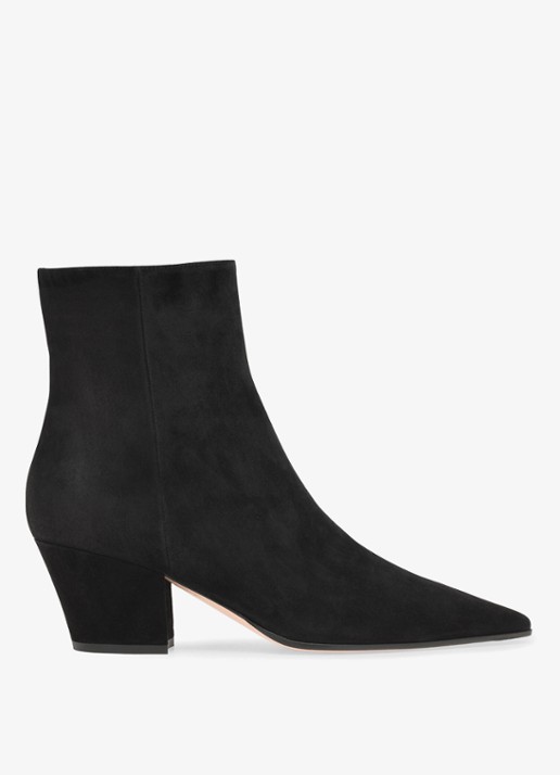 Gianvito Rossi Keinna Bootie 55 enkellaarsje van suède