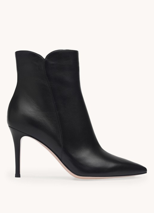 Gianvito Rossi Levy 85 enkellaarsje van leer
