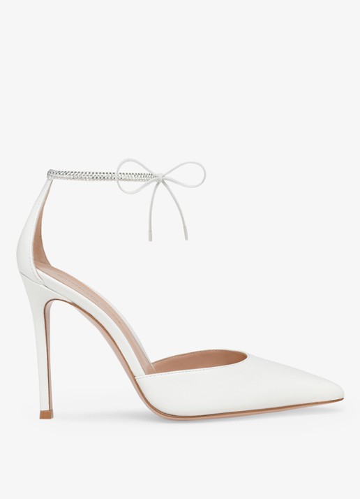 Gianvito Rossi Montecarlo D'Orsay pump van leer