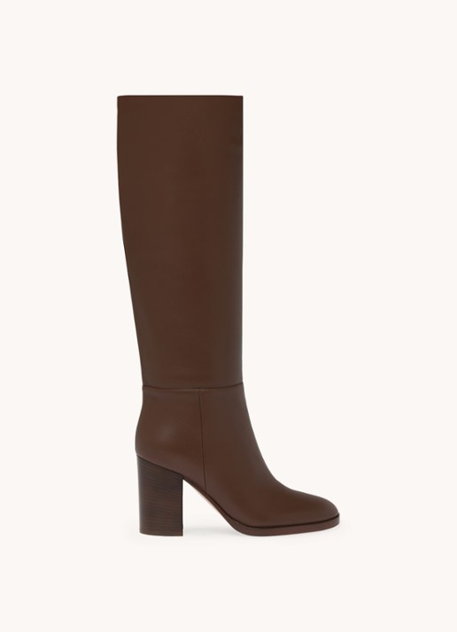 Gianvito Rossi Santiago laars van kalfsleer