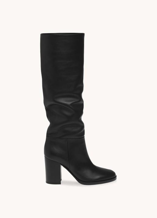 Gianvito Rossi Santiago laars van kalfsleer