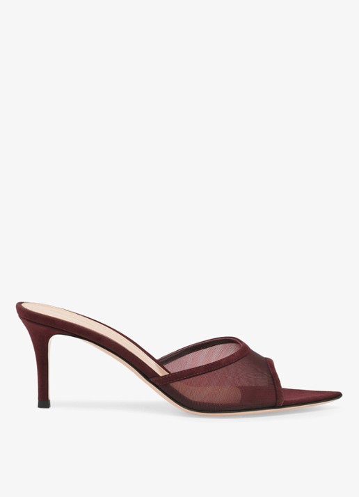 Gianvito Rossi Sienna 70 muiltje van suède