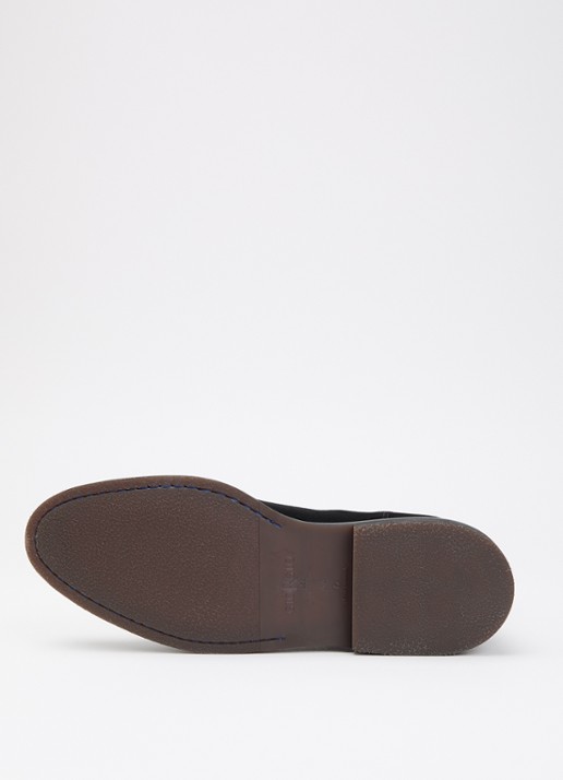 Giorgio Chelsea boot van suède - detail 3 zwart