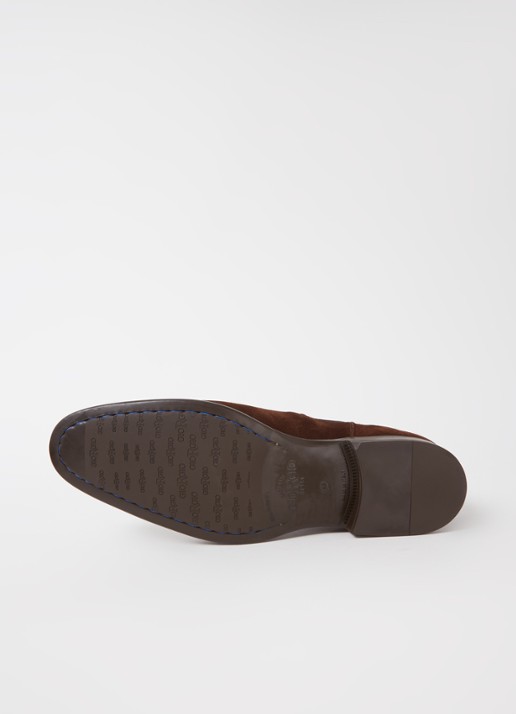 Giorgio Chelsea boot van suède  - detail 4 donkerbruin