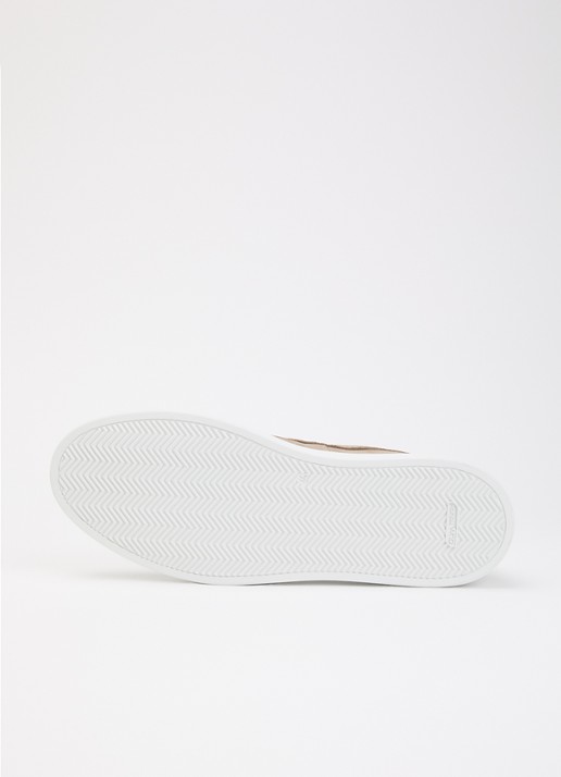 Giorgio Clean Cup slip-on van suède - detail 3 zand
