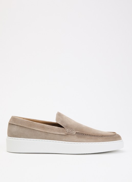 Giorgio Clean Cup slip-on van suède