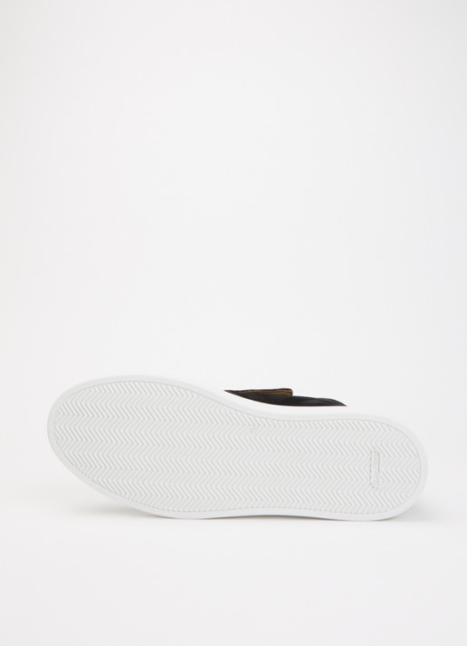 Giorgio Clean Cup slip-on van suède - detail 4 zwart