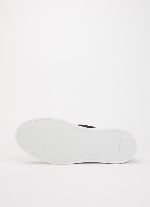 Giorgio Clean Cup slip-on van suède - detail 3 donkerblauw