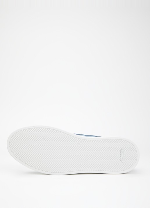 Giorgio Clean Cup slip-on van suède - detail 5 lichtblauw