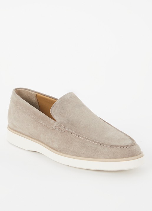 Giorgio Loafer van suéde - voorkant 6 zand