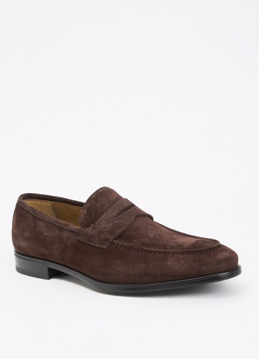Giorgio Penny loafer van suède