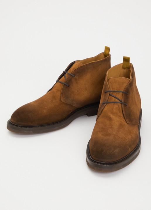 Giorgio Veterboot van suède - detail bruin