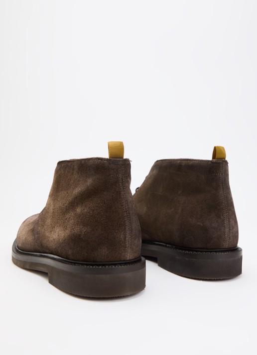Giorgio Veterboot van suède - achterkant 4 taupe