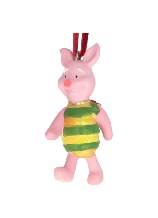 Gisela Graham Knorretje kersthanger 6 cm             - voorkant roze