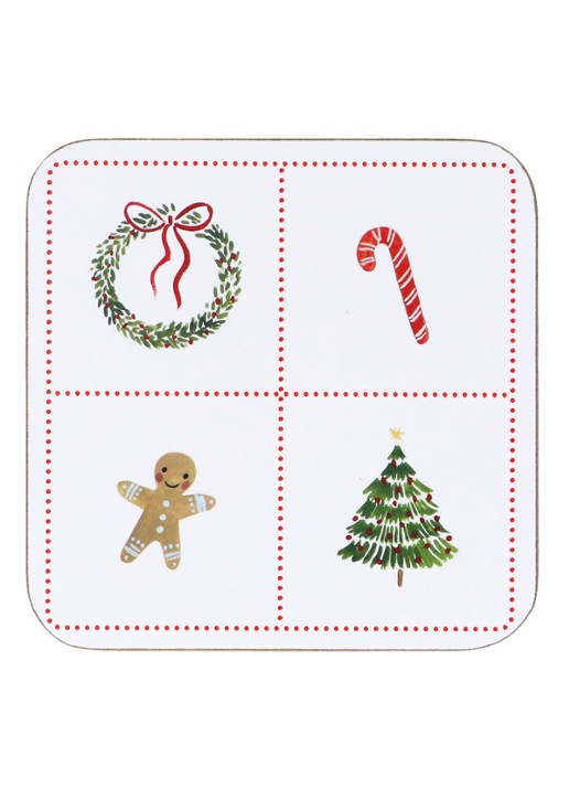 Gisela Graham Nordic Icons onderzetter set van 4